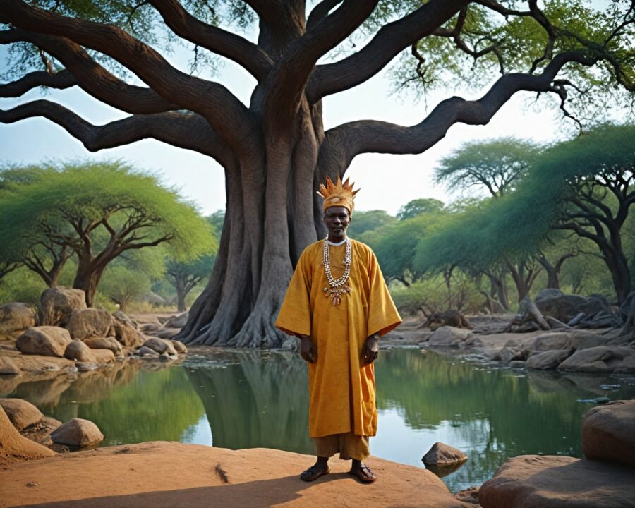 A Conexão Profunda entre Mitologia Africana e a Natureza: Deuses, Espíritos e Elementos Naturais