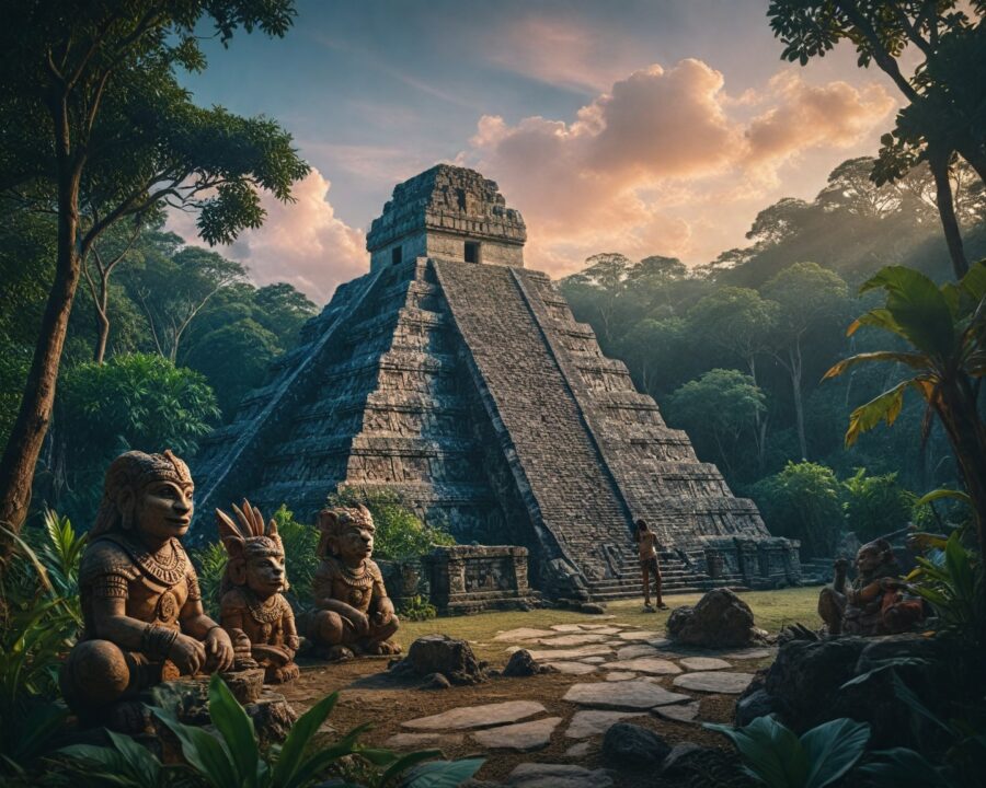 Explorando os Mitos de Criação Maia e Suas Representações Culturais