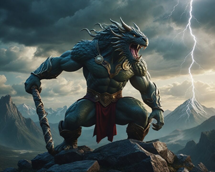 A origem da serpente Jörmungandr e sua rivalidade com Thor