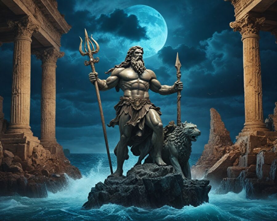 a mitologia de poseidon e o domínio dos mares