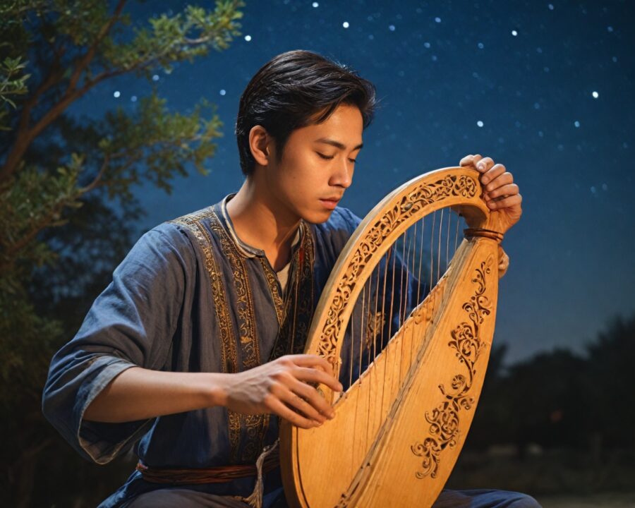 Narrativas sobre o nascimento da música e dos instrumentos sagrados