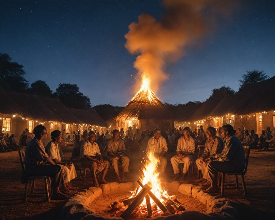 Narrativas sobre aldeias e cidades sagradas na África