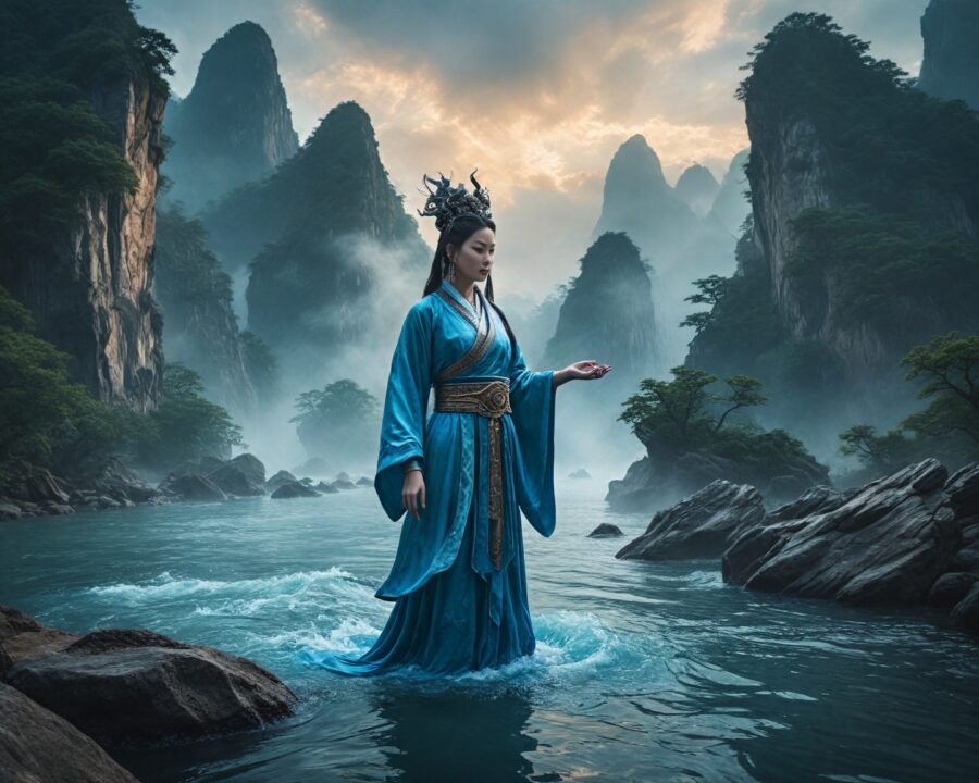Lendas sobre os deuses que controlam rios e mares na China