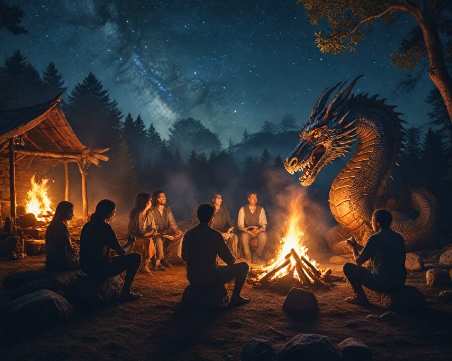 Como lendas de serpentes e dragões moldaram a cultura