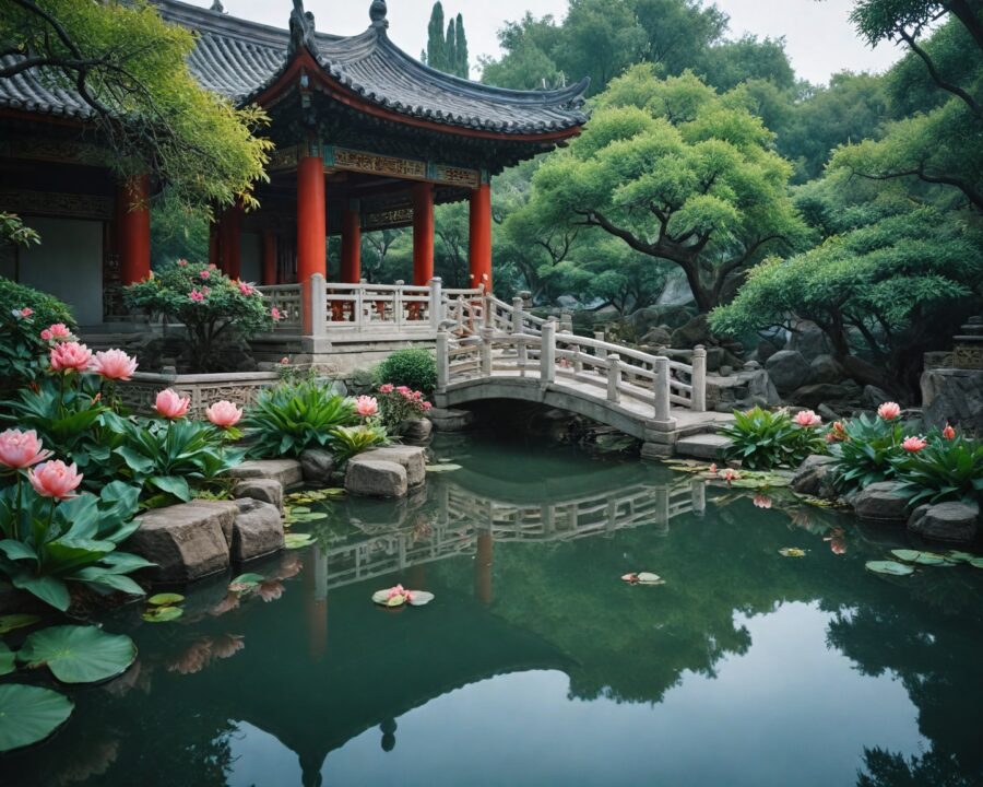 O simbolismo das flores sagradas na mitologia chinesa
