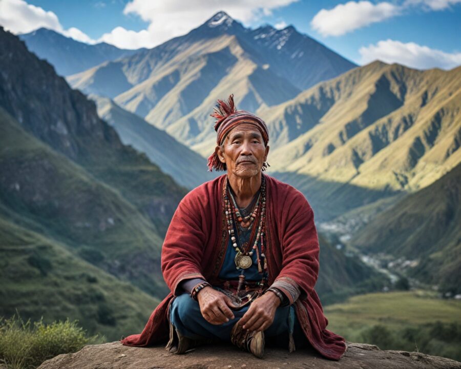 Como os incas explicavam a origem das montanhas