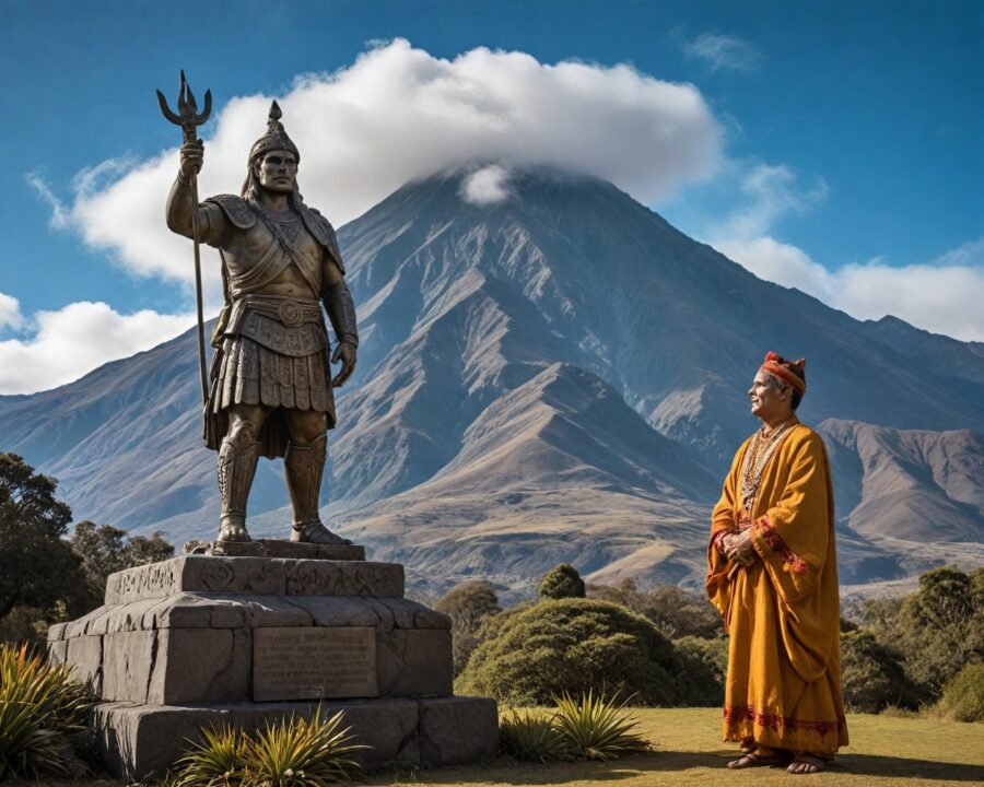 Histórias de heróis culturais e seus feitos na mitologia andina