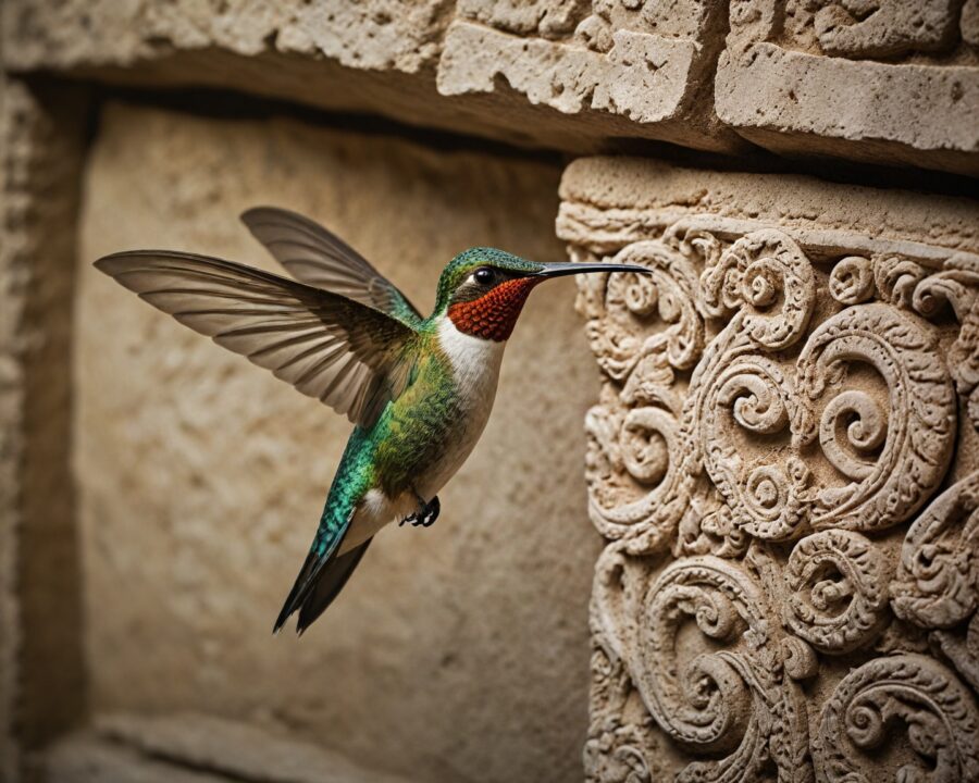 O papel do colibri como mensageiro sagrado na cultura maia
