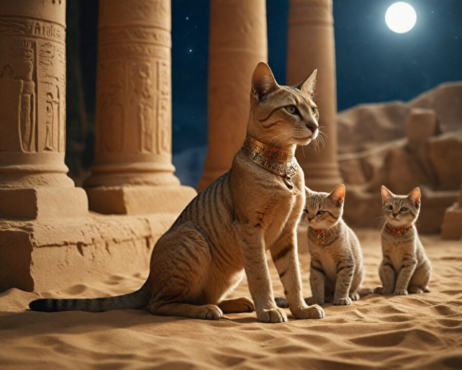 Lendas sobre a deusa Bastet e sua proteção maternal