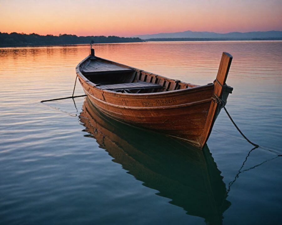 Lendas sobre barcos sagrados e sua travessia divina