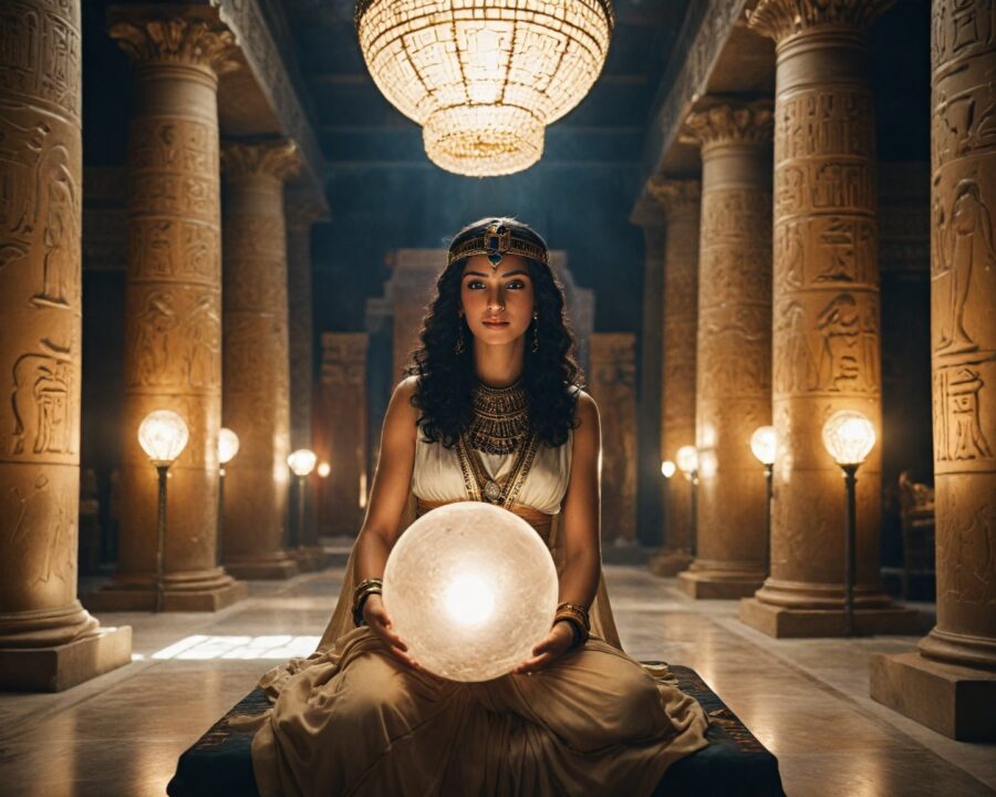 Lendas de sacerdotisas oraculares e previsões para faraós