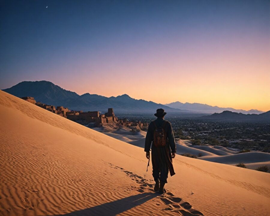 Mistérios das lendas de cidades sagradas no deserto