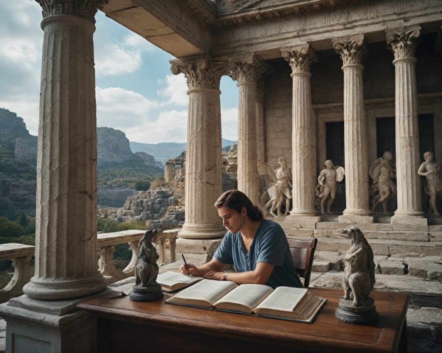 Como a mitologia grega moldou a literatura clássica e moderna