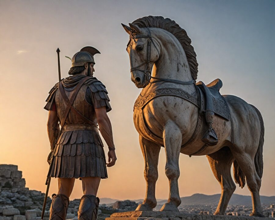 A história da Guerra de Troia sob a ótica mitológica