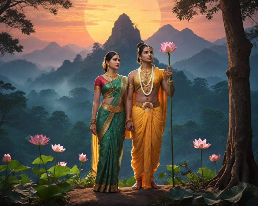 A história de Rama e Sita no Ramayana e suas lições