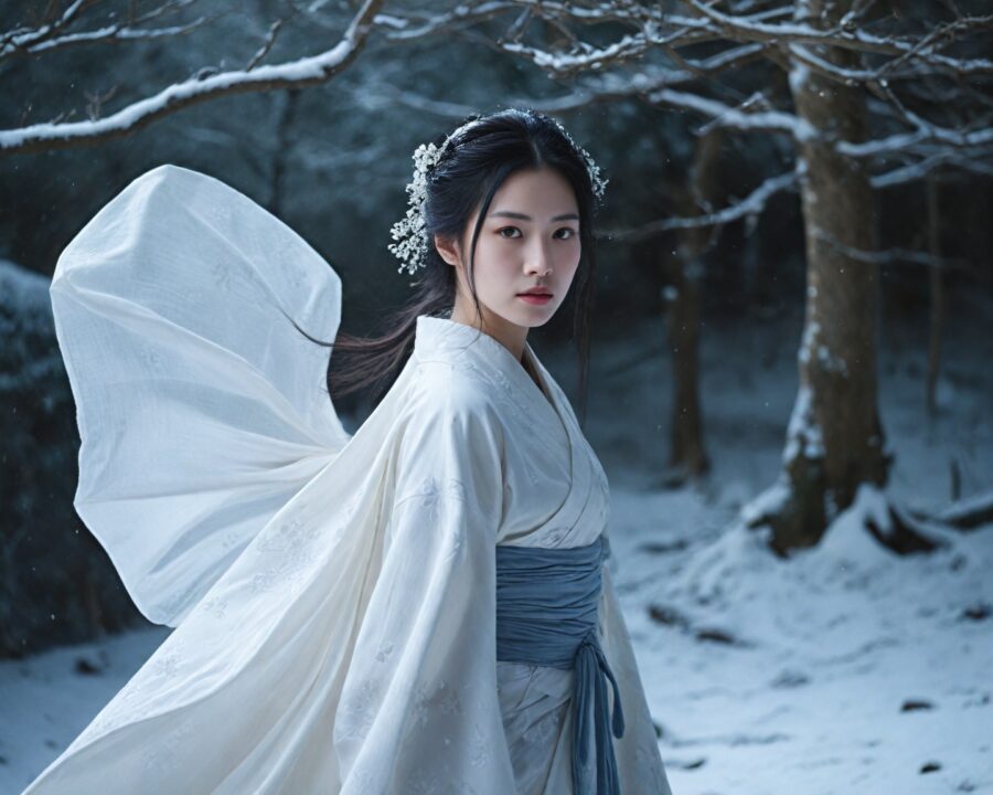 Lendas sobre yokais femininas como Yuki-onna e Rokurokubi