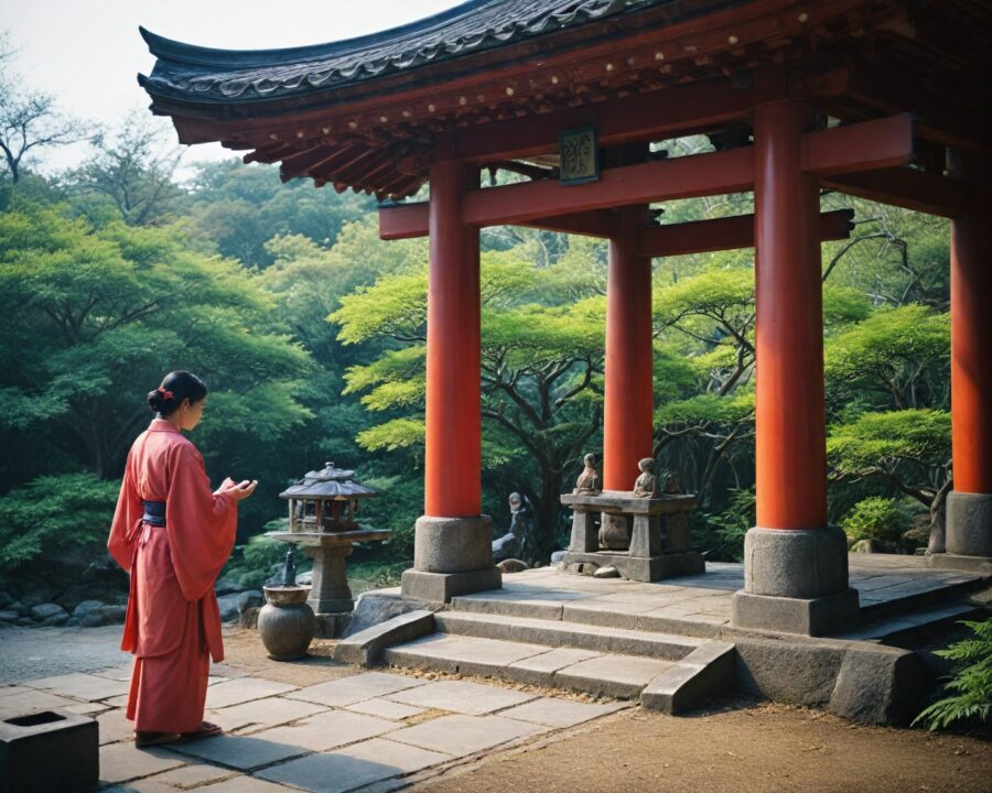 O papel dos kami locais nas comunidades japonesas