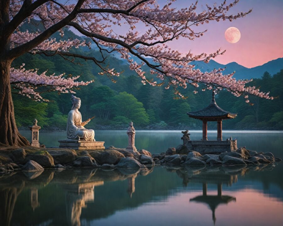 A lenda da deusa Benzaiten e sua conexão com as artes