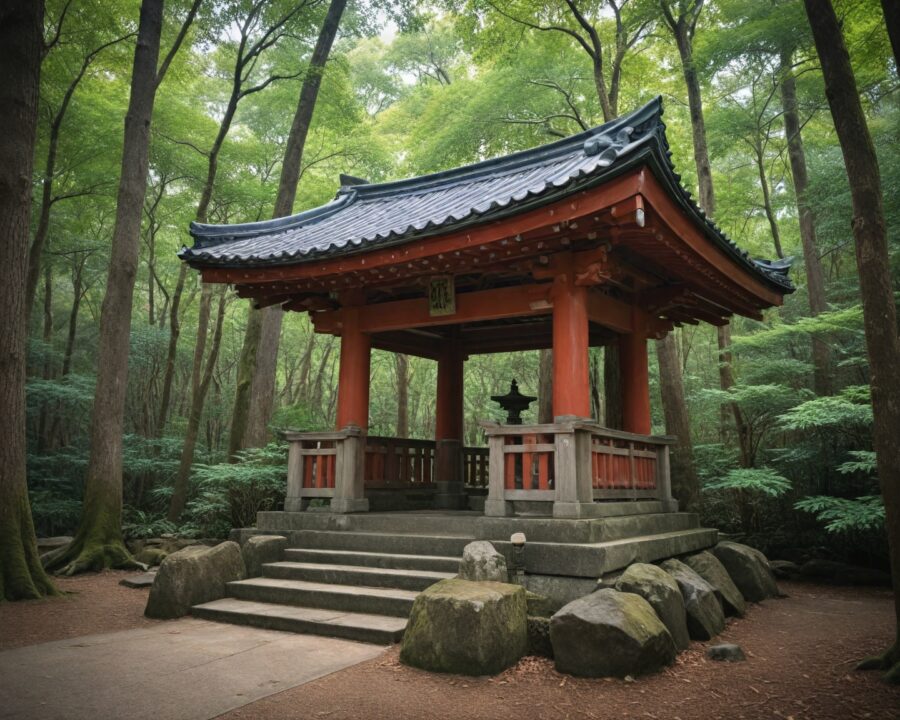 A origem dos santuários xintoístas e seu papel divino