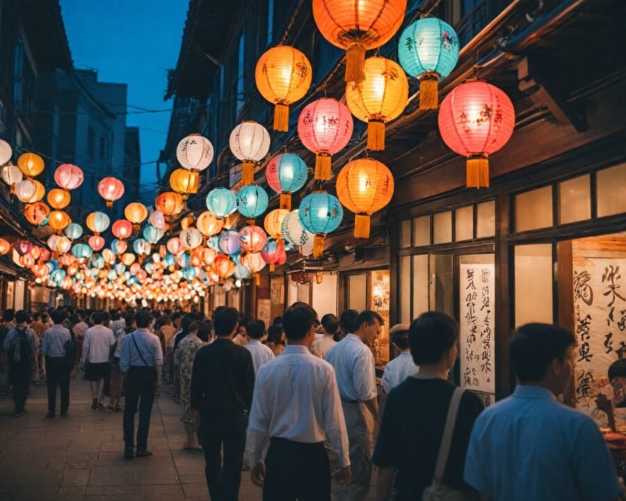 A importância dos festivais matsuri na cultura kami