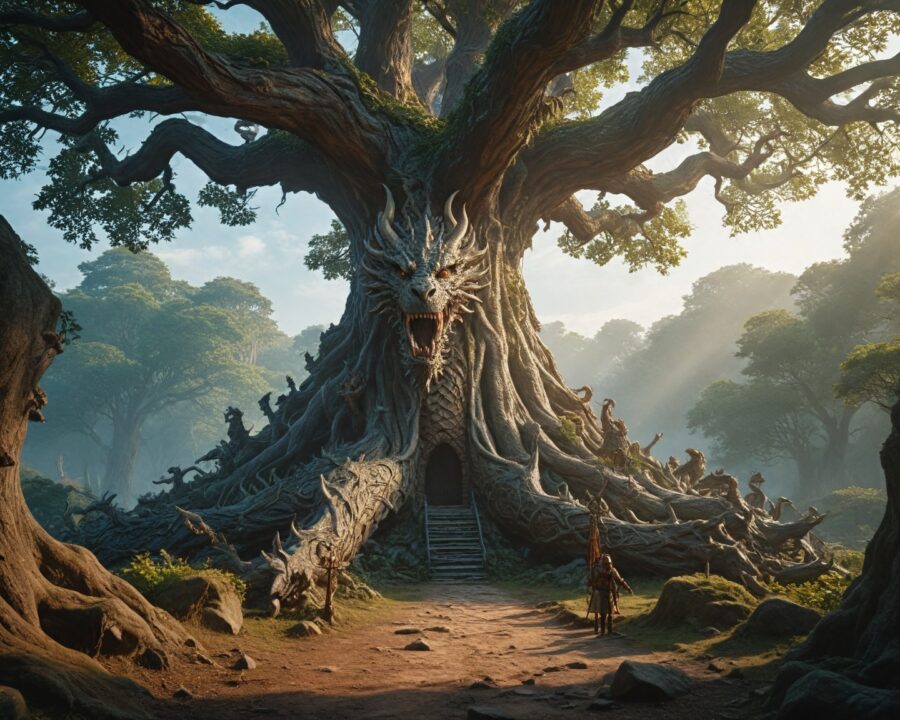 Mitos sobre o dragão Nidhogg e Yggdrasil desvendados