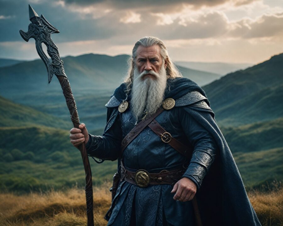 O simbolismo da lança Gungnir de Odin na mitologia nórdica