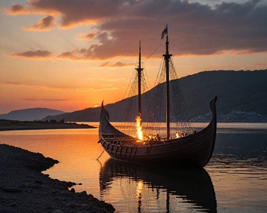 Mitos sobre navios funerários e cremação viking