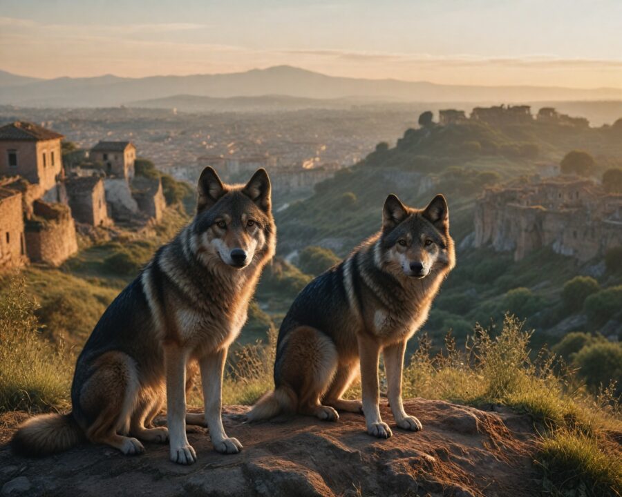 A história de Rômulo e Remo e a fundação de Roma