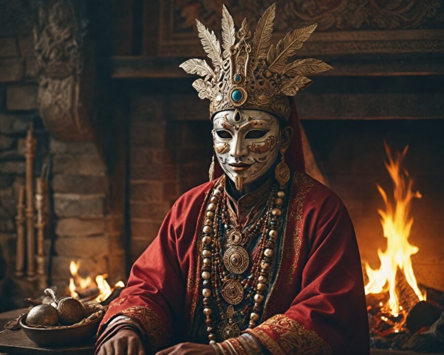 O simbolismo das máscaras em rituais espirituais