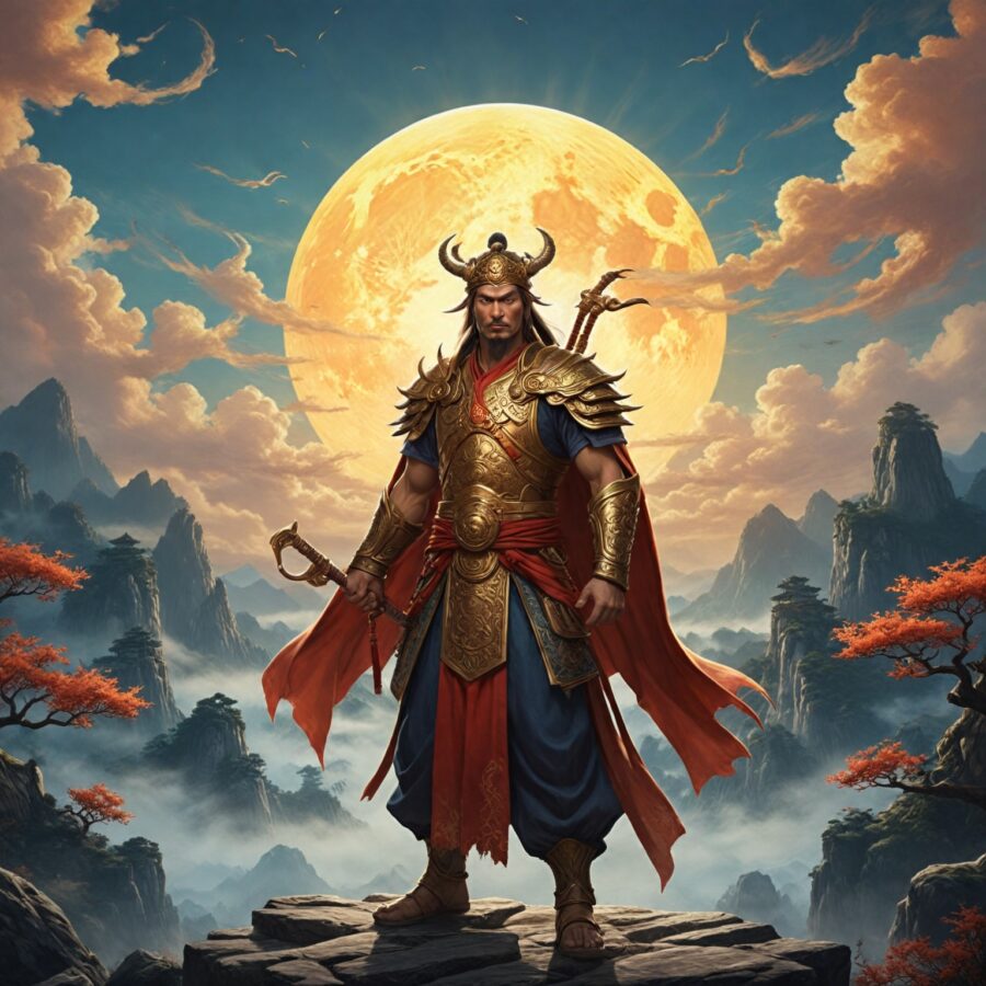 O Mito de Hou Yi e os Dez Sóis: Uma Lenda Chinesa Fascinante