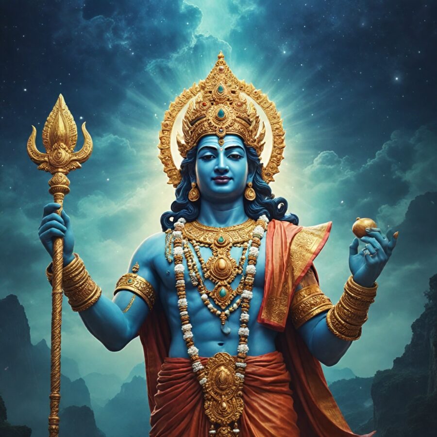História de Vishnu: O Preservador do Universo na Mitologia Hindu