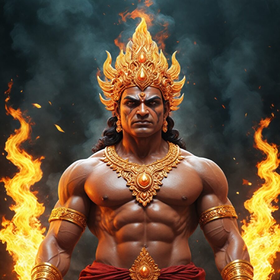 A História Completa de Agni: O Deus do Fogo na Mitologia Hindu