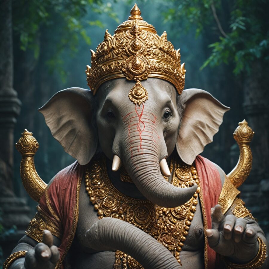A Lenda de Ganesh: O Deus com Cabeça de Elefante e seus Ensinamentos