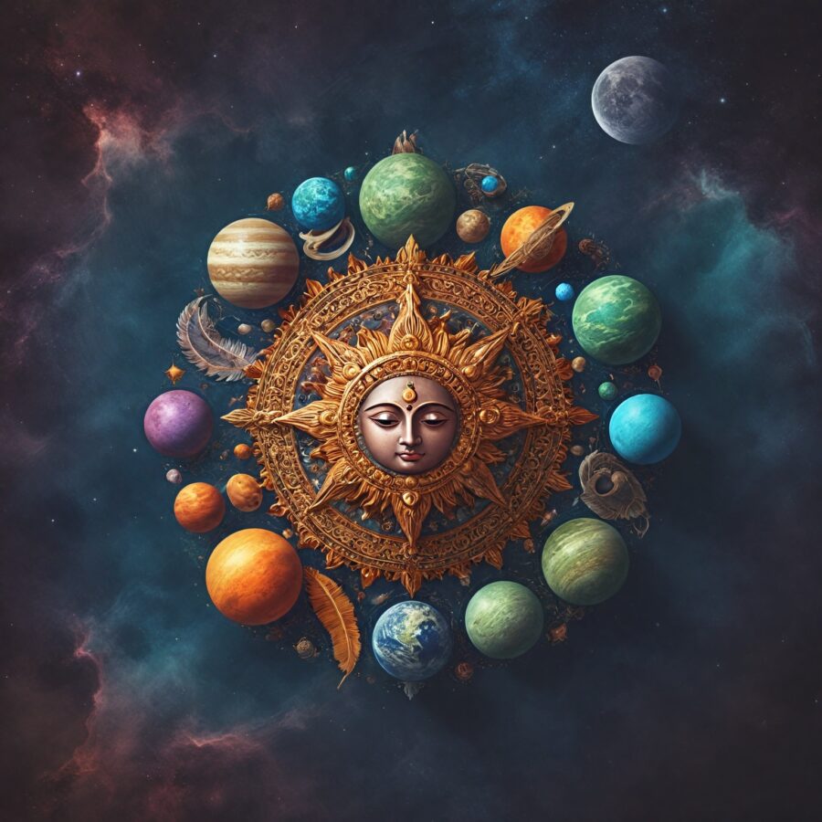 Os Nove Planetas (Navagraha) na Mitologia Indiana: Origem, Significado e Influência