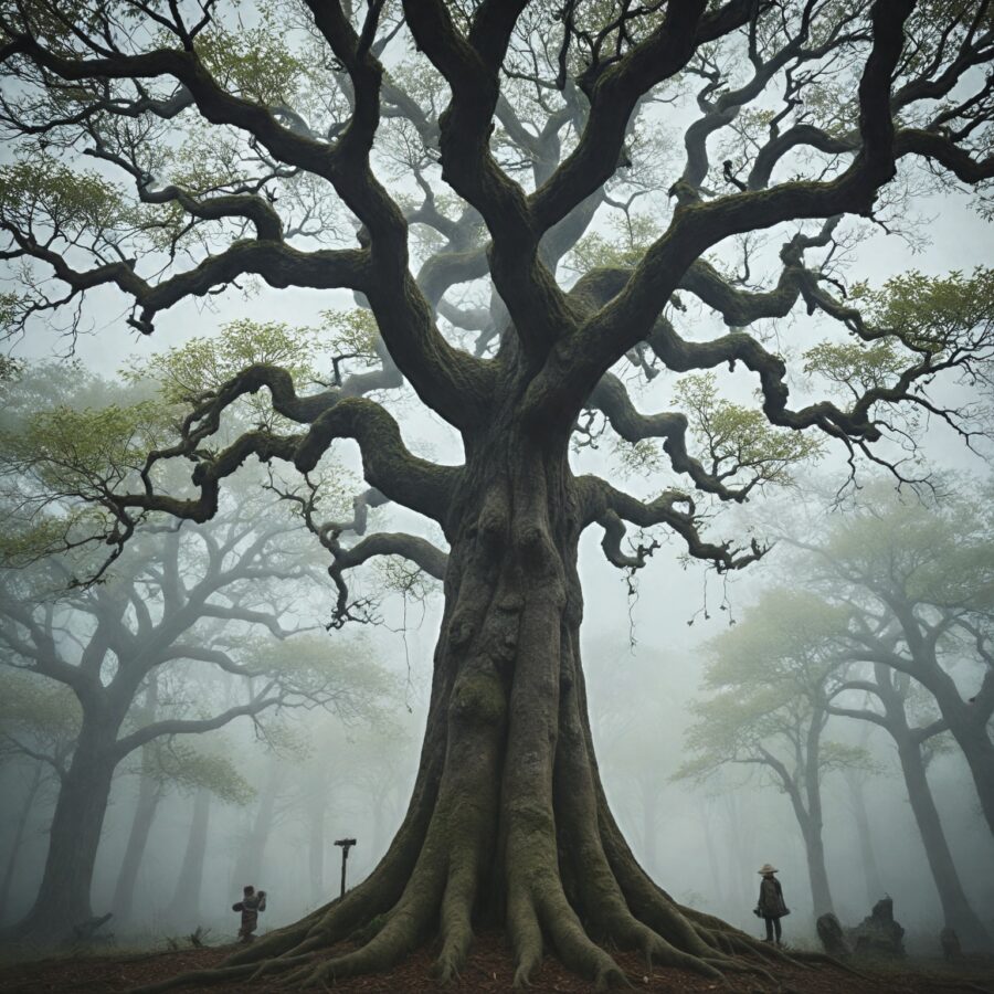 A Fascinante História dos Espíritos das Árvores Kodama no Folclore Japonês