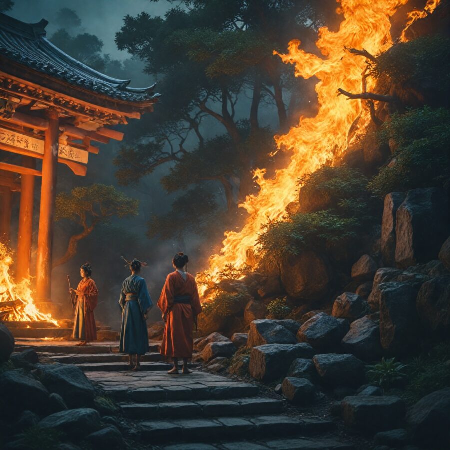 Os Contos dos Deuses do Fogo na Mitologia Japonesa: Lendas e Significados