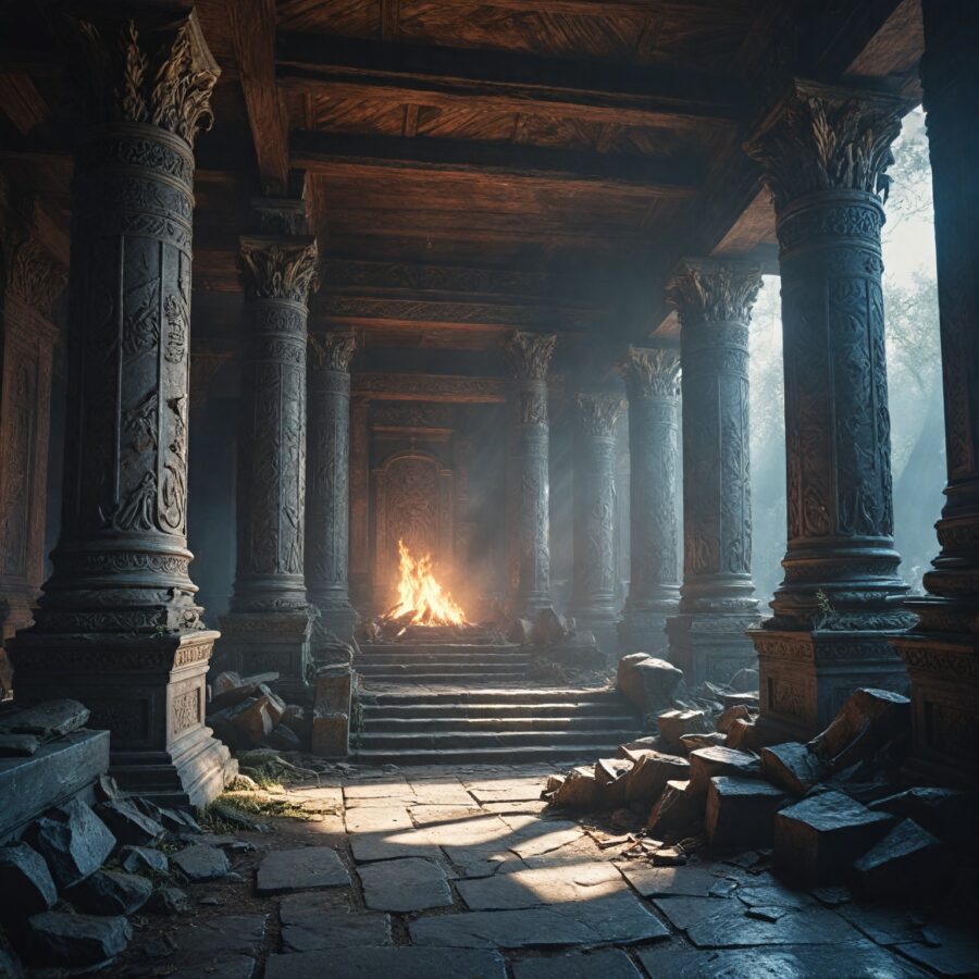 O Valhalla: O salão dos heróis caídos na mitologia nórdica