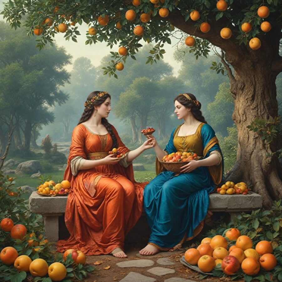 Explorando o Mito de Vertumno e Pomona: Da Mitologia à Arte