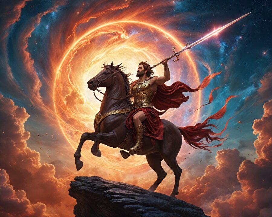 Lendas mitológicas e batalhas cósmicas fascinantes