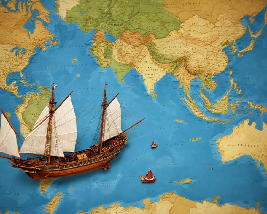 A influência das navegações chinesas no comércio global