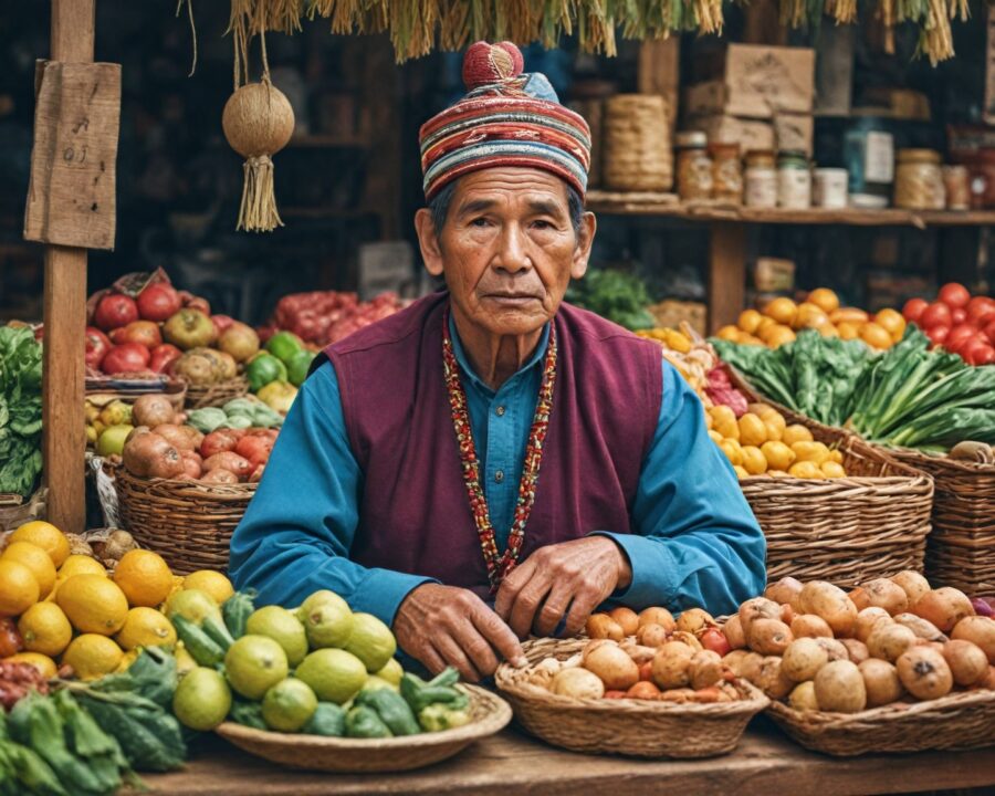 Como se organizava o comércio no Império Inca