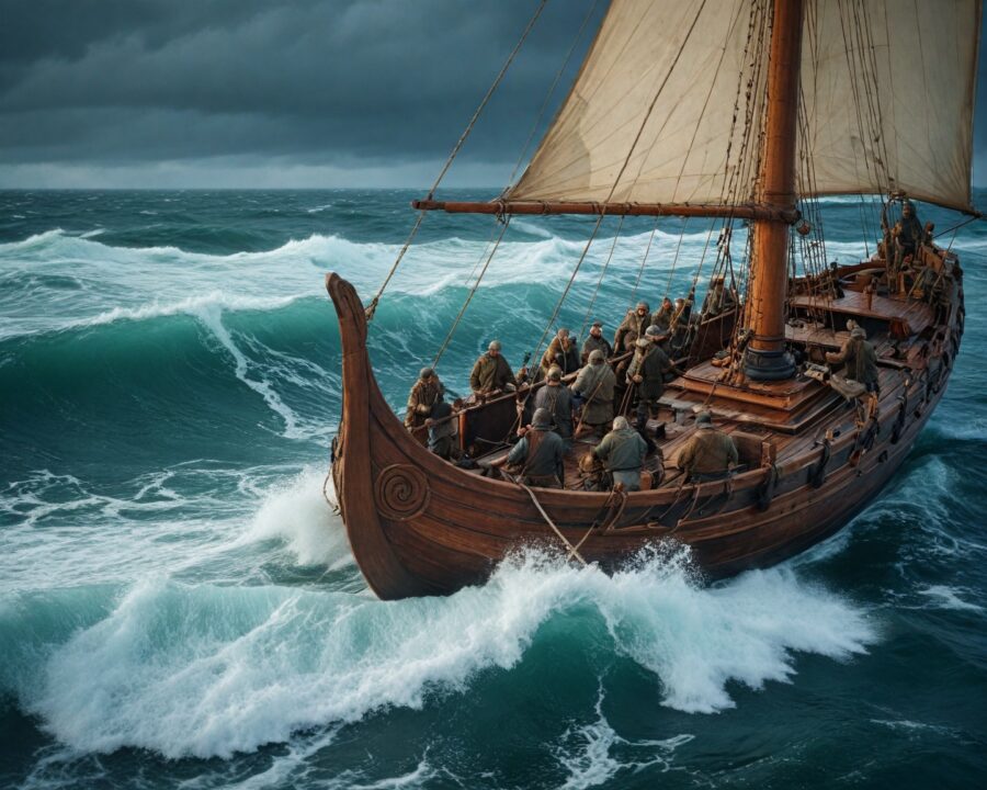 Como os vikings exploraram o Atlântico Norte e suas rotas