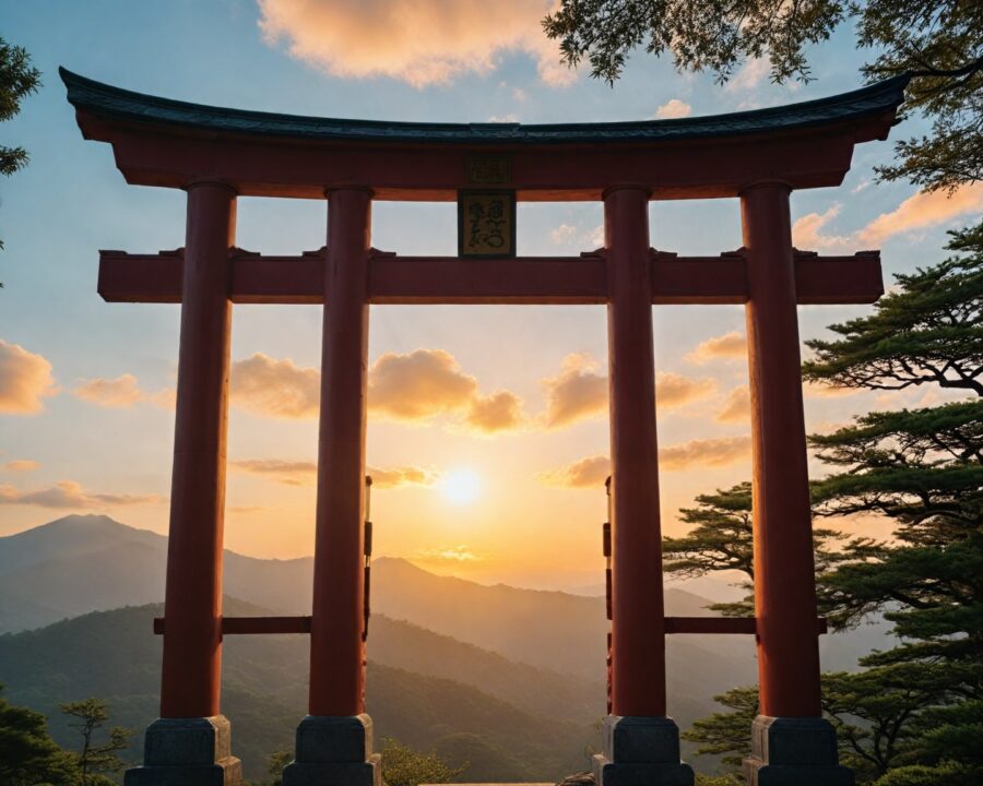 Símbolos solares na mitologia japonesa e sua conexão com o xintoísmo