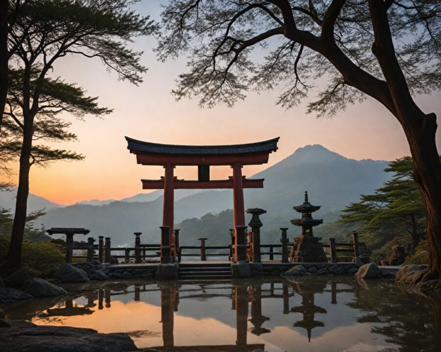 símbolos solares na mitologia japonesa e seu impacto no xintoísmo