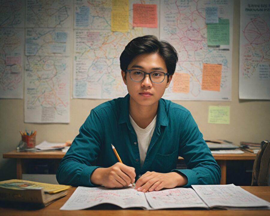 como criar mapas mentais criativos e eficientes para estudos