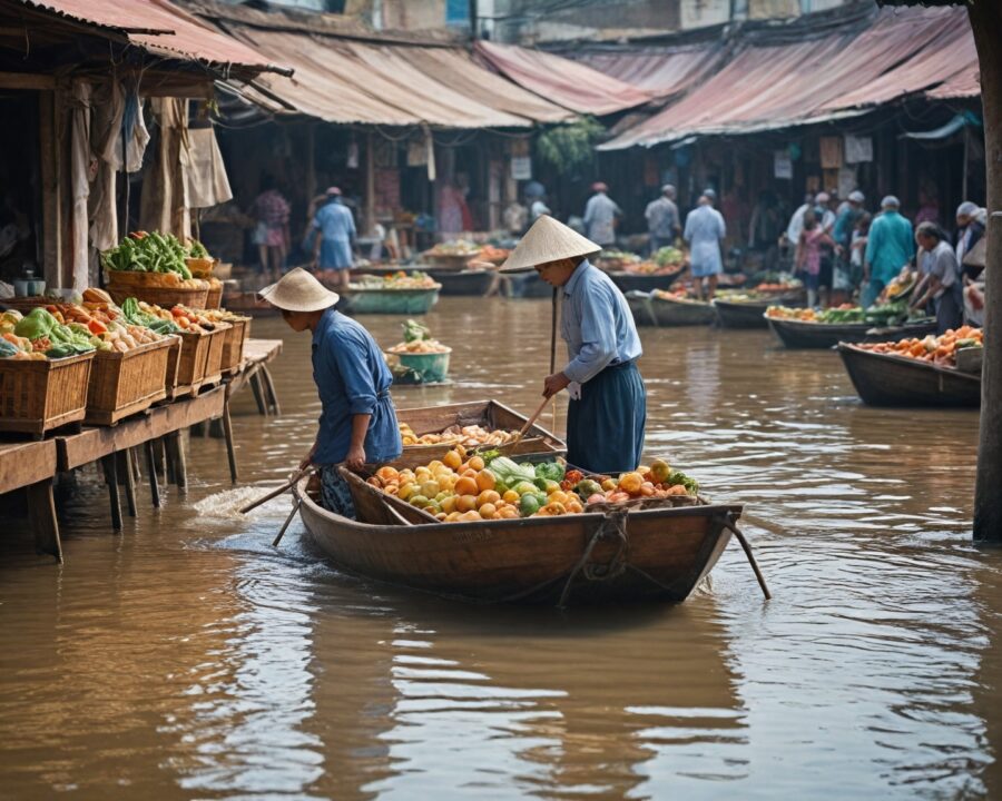 como as monções impactam a economia do sudeste asiático