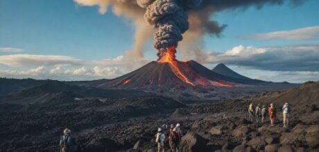 quais países têm mais vulcões ativos no mundo?