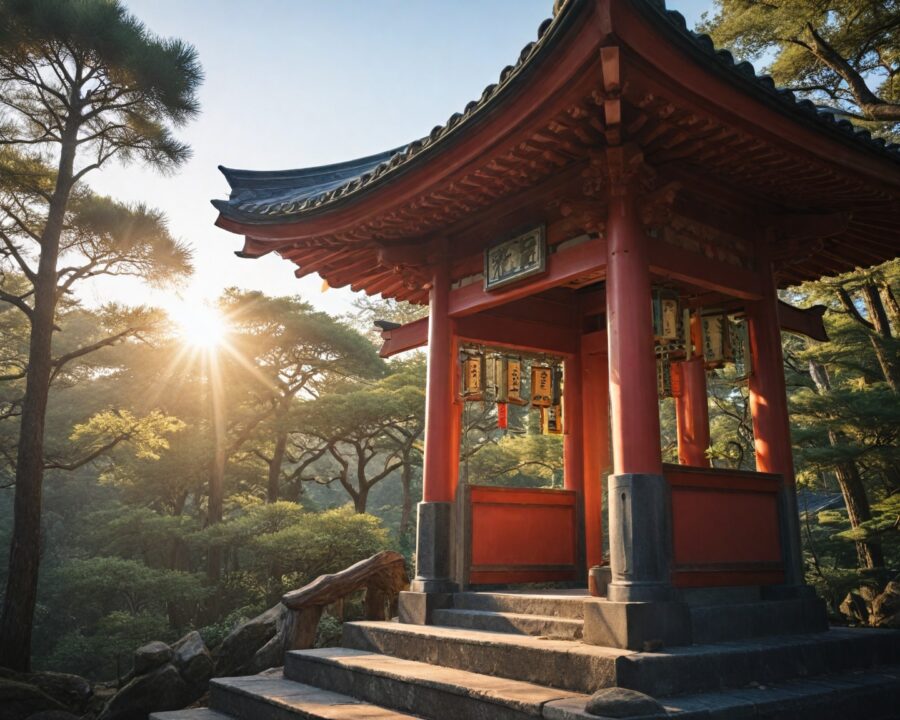 símbolos solares na mitologia japonesa e sua conexão com o xintoísmo