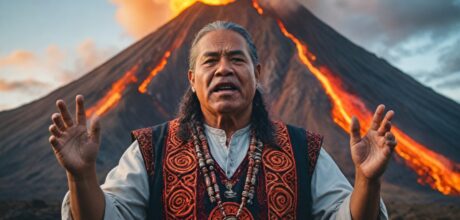 Como a mitologia maori explica a formação dos vulcões