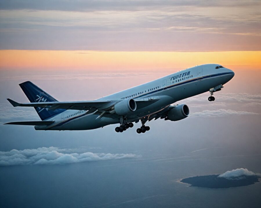 como os oceanos influenciam as rotas aéreas e o tráfego global